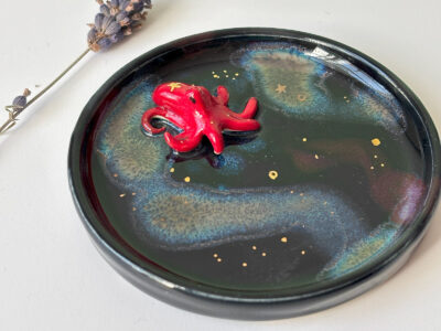 octopus jewelry tray