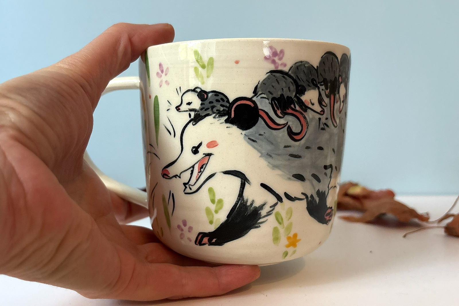 mug opossum family