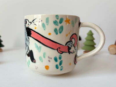 Mug : Opossum Family - Image 3