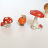 tiny porcelain mushroom