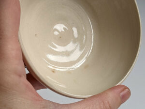 handmade stoneware bowl otter