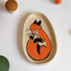 red fox porcelain catch all