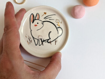 Catch All - Bunny with Gold - Image 2
