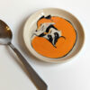 ring tray fox ceramic