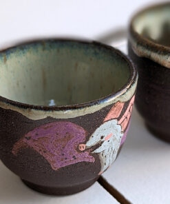 bat egg cup cute handmade kness