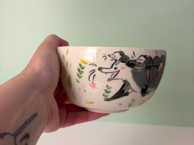 White Bowl - Opossum Mama - Image 5