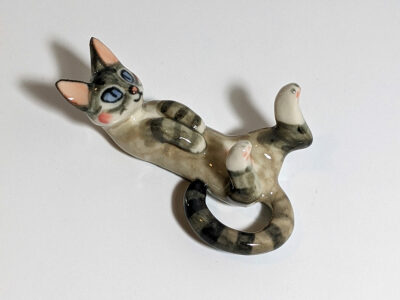 Porcelain Figurine - Cat (Sarah)
