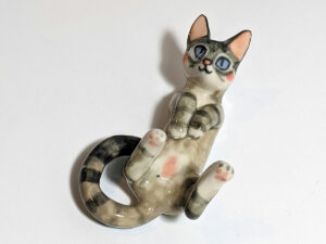 Custom Cat portrait figurine