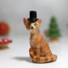 cat hat figurine