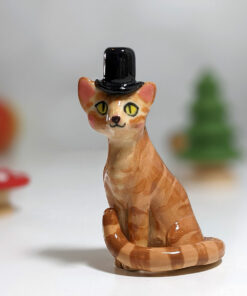 cat hat figurine
