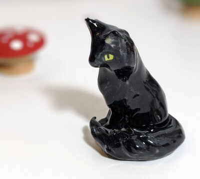 Porcelain Figurine - Cat (Bandit) - Image 7