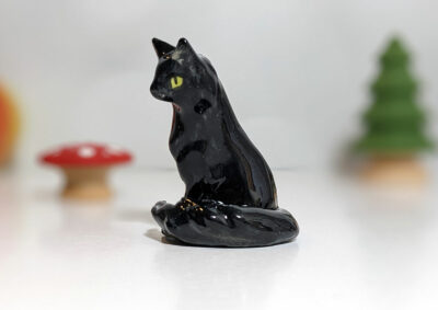 Porcelain Figurine - Cat (Bandit) - Image 6
