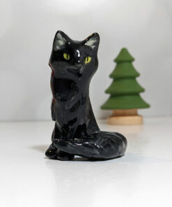 Porcelain Figurine - Cat (Bandit)