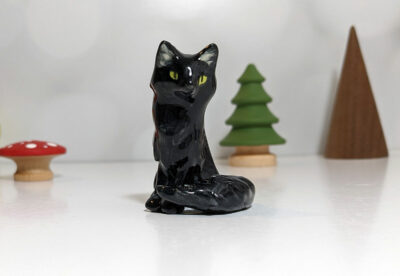Porcelain Figurine - Cat (Bandit)