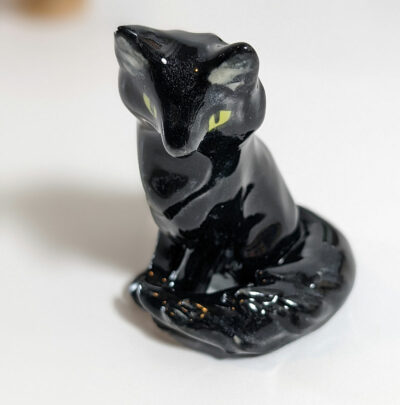 Porcelain Figurine - Cat (Bandit) - Image 3