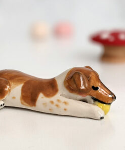 dog portrait figurine