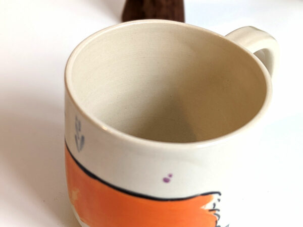 cutest handmade corgi mug one of a kind