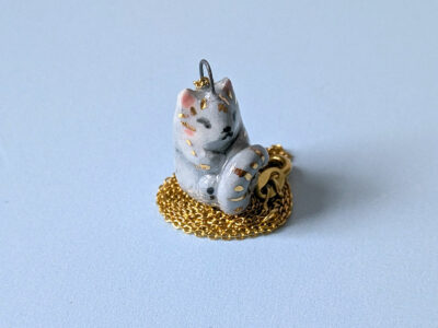 Pendant - Grey Cat - Image 4