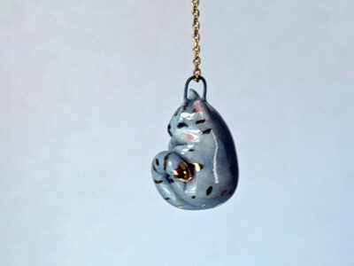 Pendant - Grey Cat - Image 2