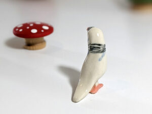 porcelain budgie figurine