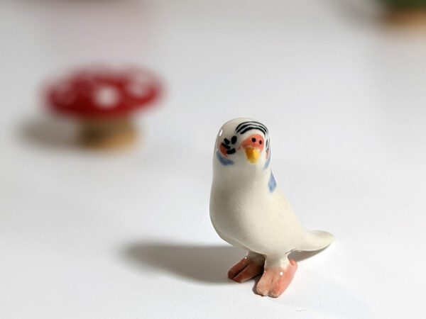 porcelain budgie figurine