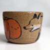 speckled clay tumbler fox pumpkin