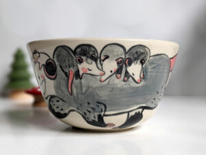 opossum family bowl