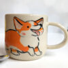 cutest handmade corgi mug one of a kind