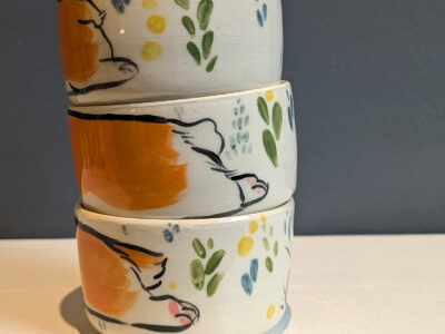 Stoneware Tumbler : Corgi Sploot - Image 4