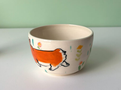 Stoneware Tumbler : Corgi Run - Image 2