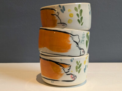 Stoneware Tumbler : Corgi Sploot - Image 3