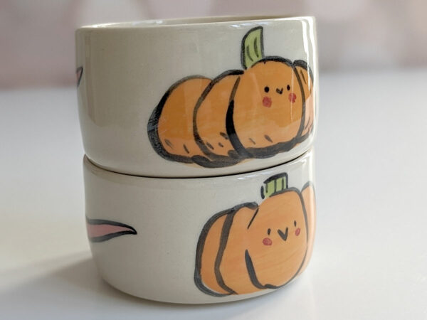 opossum pumpkin tumbler cute