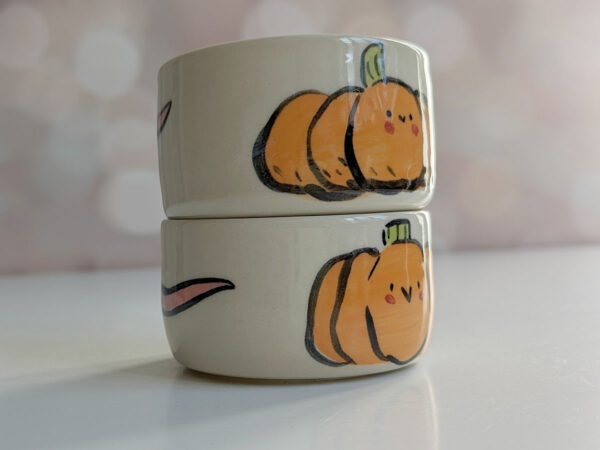 opossum pumpkin tumbler cute