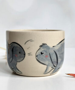 grey lop bunnies tumbler