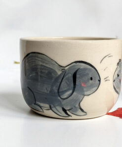 grey lop bunnies tumbler