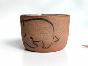 red clay tumbler wombat