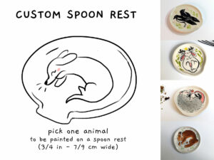 custom spoon rest piece