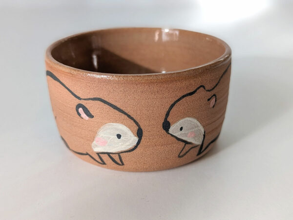 ceramic cup beaver