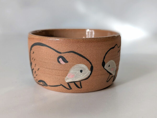 ceramic cup beaver