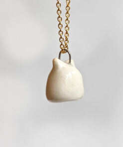 ghost cat pendant