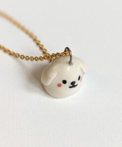 ghost puppy pendant