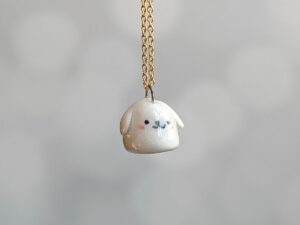 ghost puppy pendant