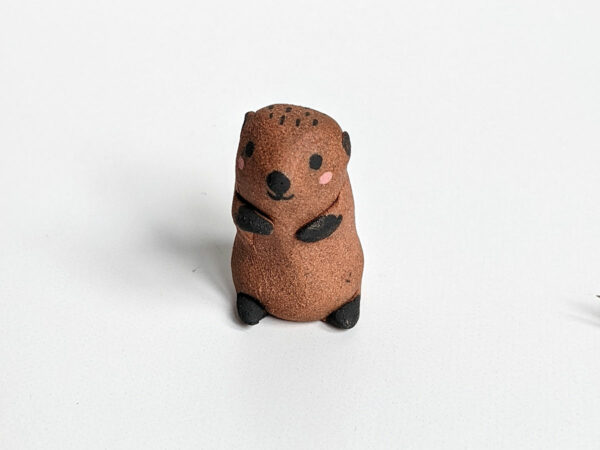 baby beaver figurine