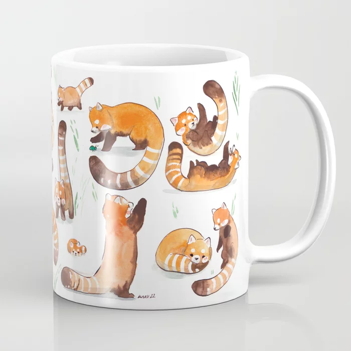 red panda mug