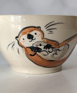 otter bowl stoneware