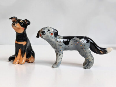 Dog Figurines - Levi and Teddy - Image 2