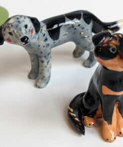 Dog Figurines - Levi and Teddy