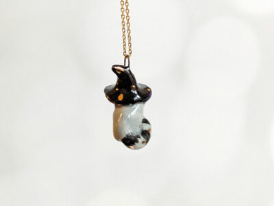 Raccoon Witch Pendant - Image 4