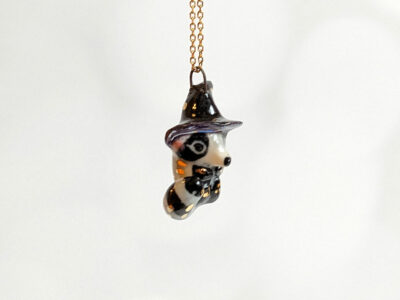 Raccoon Witch Pendant - Image 3