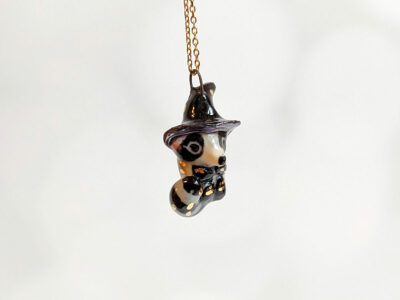 Raccoon Witch Pendant - Image 6